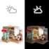 Kit de Montar Simon's Cafe Book Nook Diorama para prateleira Hands Craft Rolife
