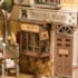 Kit de Montar Sunshine Town Book Nook Diorama para prateleira - Hands Craft Rolife