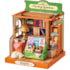 Kit de Montar The Muse Bookshop Book Nook Diorama para prateleira - Hands Craft Rolife