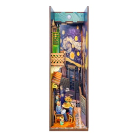 Kit de Montar Vincent's World Book Nook Diorama para prateleira - Hands Craft Tonecheer
