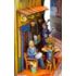 Kit de Montar Vincent's World Book Nook Diorama para prateleira - Hands Craft Tonecheer