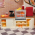 Kit de Montar Yum Yum Burger Book Nook Diorama para prateleira - Hands Craft Rolife