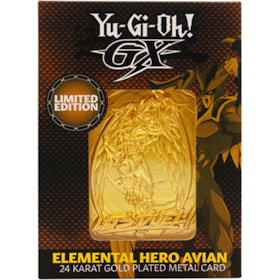 Limited Edition Elemental Hero Avian 24K Plated Ingot - Yu-Gi-Oh! - Fanattik Collectibles