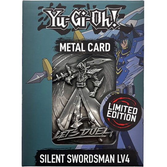 Limited Edition Silent Swordsman Lv4. Card Ingot - Yu-Gi-Oh! - Fanattik Collectibles