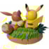 Loose Pikachu e Eevee Mogumogu Time Figure Set Pokemon Banpresto