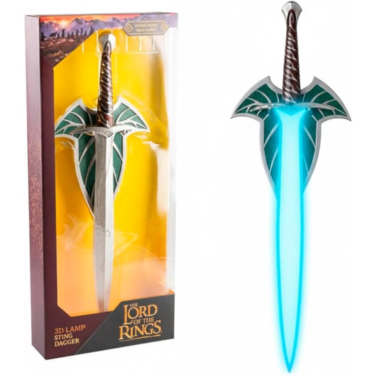 Luminária Sting Ferroada Espada do Frodo - O Senhor dos Anéis - Lord of the Rings - Grupo Erik