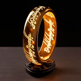 Luminária The One Ring Anel do Sauron - O Senhor dos Anéis - Lord of the Rings - Grupo Erik
