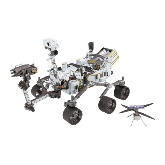 Mars Rover Perseverance & Ingenuity Helicopter Kit de Montar de Metal - Metal Earth - Fascinations