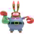 Mr. Krabs Sr. Sirigueijo Bob Esponja - Spongebob Reaction - Super 7