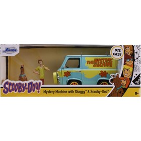 Mystery Machine com Salsicha e Scooby-Doo Escala 1:24 Metal Jada Toys