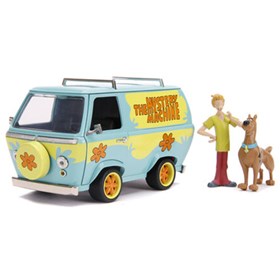 Mystery Machine com Salsicha e Scooby-Doo Escala 1:24 Metal Jada Toys
