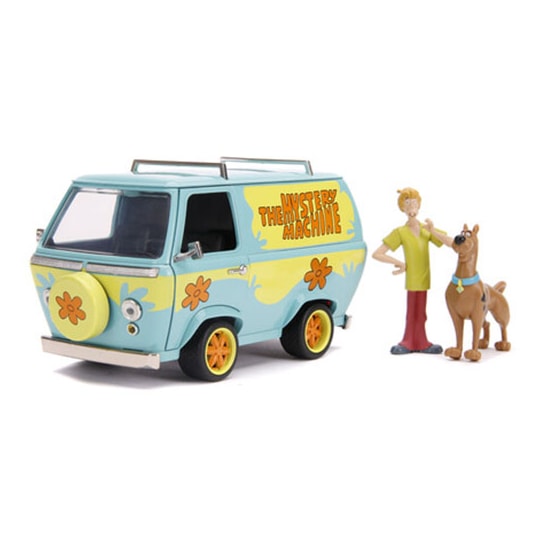 Mystery Machine com Salsicha e Scooby-Doo Escala 1:24 Metal Jada Toys