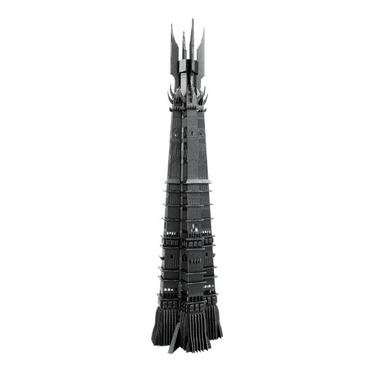 Orthanc Torre de Isengard Saruman Kit de Montar de Metal Deluxe - O Senhor dos Anéis - Metal Earth -