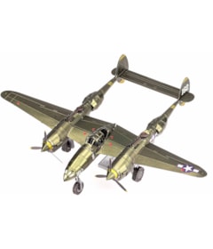 Produto P-38 Lightning Premium Series Kit de Montar de Metal - Metal Earth - Fascinations