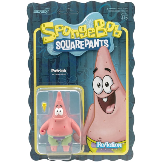 Patrick Estrela Bob Esponja - Spongebob Reaction - Super 7