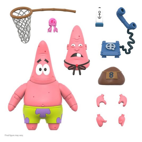 Patrick Estrela Ultimates Figure Wave 2 Bob Esponja Super7