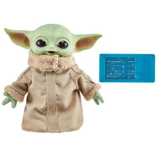 Pelúcia The Child com Tablet Grogu Baby Yoda 28 cm Star Wars Mattel