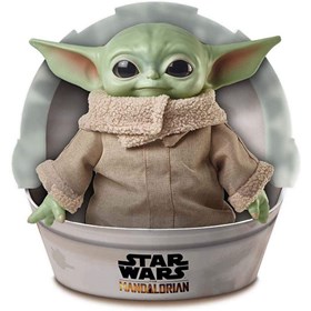 Pelúcia The Child Grogu Baby Yoda 28 cm Star Wars Mattel