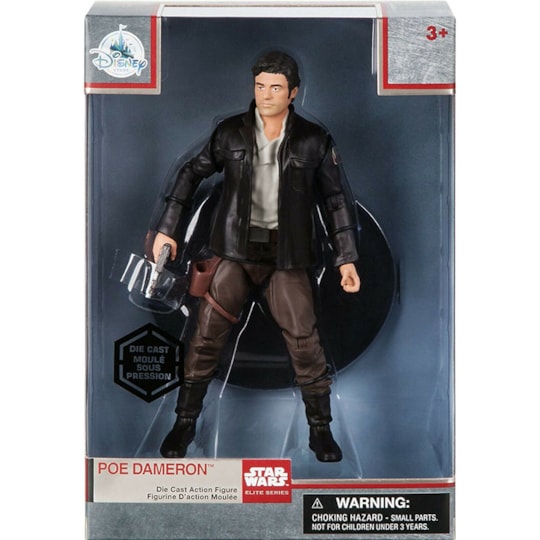 Poe Dameron Die Cast Action Figure Elite Series Star Wars Disney Store