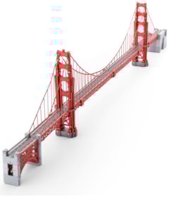 Produto Ponte Golden Gate Premium Series Kit de Montar de Metal - Metal Earth - Fascinations