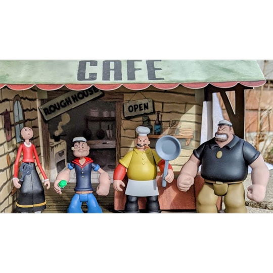 Popeye Boxed Set - 5 Point Figures - Mezco