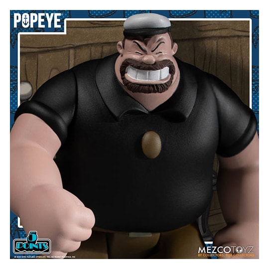 Popeye Boxed Set - 5 Point Figures - Mezco