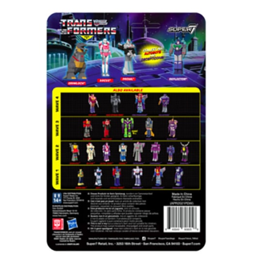 Prowl Reaction Figures Wave 3 - Transformers - Super7