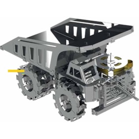 Quarry Transporter Mining Truck Kit de Montar Metal-Time