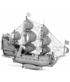 Produto Queen Anne's Revenge Ship Premium Series Kit de Montar de Metal - Metal Earth - Fascinations