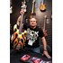 Réplica Baixo Guitarra Miniatura Michael Anthony Flame Van Halen Axe Heaven