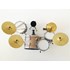 Réplica Bateria Miniatura Charlie Watts Gretsch Mini Drum Set Rolling Stones Axe Heaven