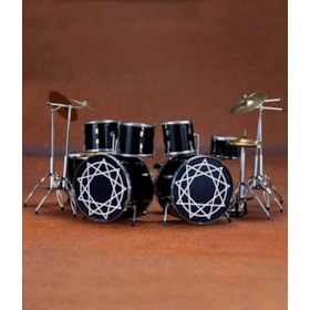 Réplica Bateria Miniatura Joey Jordison Mini Drum Set - Slipknot - Axe Heaven