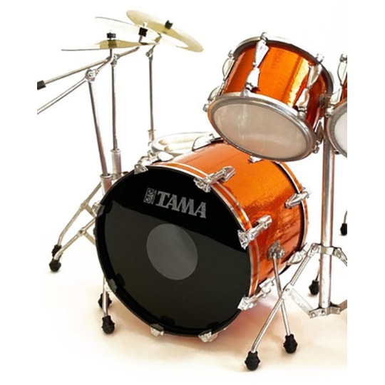 Batterie Miniature Tama Lars Ulrich Metallica - Réplique Starclassic Sparkle Silver Collection Music Legends