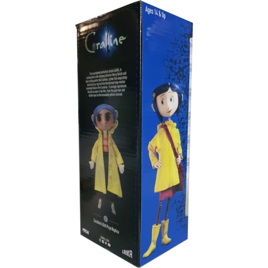 Réplica Boneca da Coraline 25 cm - Coraline Doll 10 polegadas - NECA