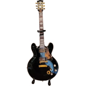 Réplica Guitarra Miniatura BB King Gibson ES-345 80th Birthday Lucille - Axe Heaven