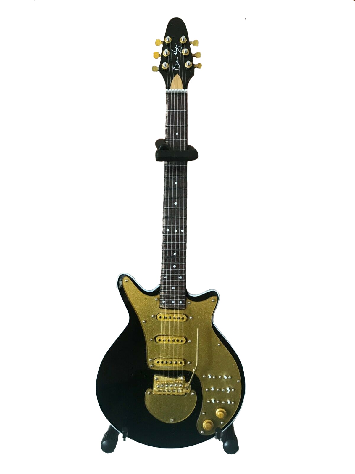 Réplica Guitarra Miniatura Brian May Gold Special Queen Axe Heaven