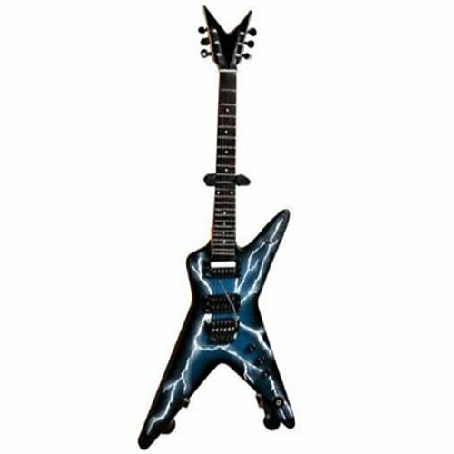 Réplica Guitarra Miniatura Dimebag Darrell Lightning Bolt Pantera