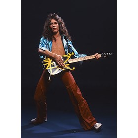 Réplica Guitarra Miniatura Eddie Van Halen VH2 Bumblebee Axe Heaven