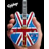 Réplica Guitarra Miniatura Epiphone Union Jack Sheraton Noel Gallagher Oasis Axe Heaven