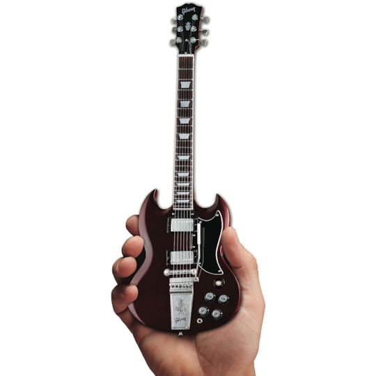 Réplica Guitarra Miniatura Gibson 1964 SG  Standard Cherry Pete Townsen The Who Axe Heaven