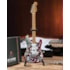 Réplica Guitarra Miniatura Jimi Hendrix Fender Stratocaster Saville Theatre Axe Heaven