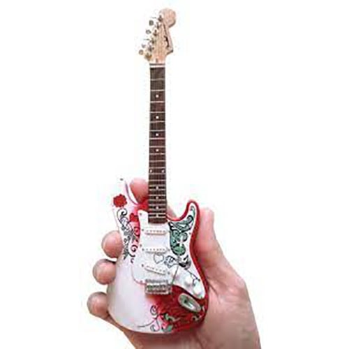 Réplica Guitarra Miniatura Jimi Hendrix Monterey Fender