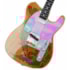 Réplica Guitarra Miniatura Jimmy Page Fender Dragon Telecaster Led Zeppelin Axe Heaven