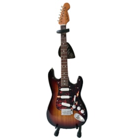 Réplica Guitarra Miniatura John Mayer Sunburst Fender Stratocaster Guitar Tortoise Pickguard Model - Axe Heaven