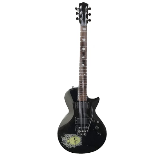 Réplica Guitarra Miniatura Kirk Hammett Skull & Spider Web - Metallica - Axe Heaven