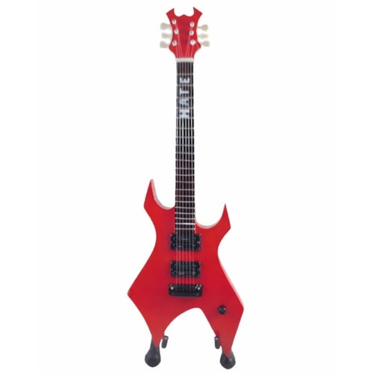 Réplica Guitarra Miniatura Mick Thomson HATE Warlock with Widow Headstock - Slipknot - Axe Heaven