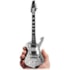 Réplica Guitarra Miniatura Paul Stanley Cracked Mirror Iceman Kiss Axe Heaven