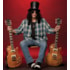 Réplica Guitarra Miniatura Slash Gibson Les Paul Appetite Burst Guns N Roses Axe Heaven