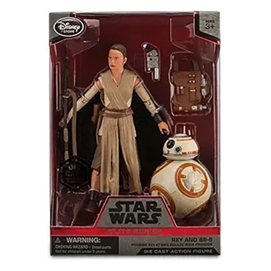 Rey BB-8 Die Cast Action Figure Elite Series Star Wars Disney Store