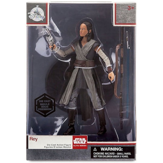 Rey Last Jedi Die Cast Action Figure Elite Series Star Wars Disney Store